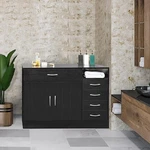 Beauty Salon Spa Equipment Hair Styling Barber Station Storage Cabinet 5 Drawers. Fixed Price $135.99.