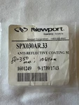 Newport SPX030AR.33 Plano-convex Lens Fused Silica 25.4 Mm, 350 Efl 1064 Nm. Fixed Price $75.00.
