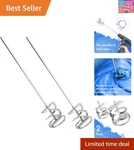 Pack 2 Extra Long Paint Mixer For Drill 17-IN Shank, 5GAL Rust-proof E.... Fixed Price $41.89.