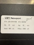 Newport LD-1310-31 B Laser Diode. Fixed Price $250.00.