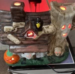 Ceramic Light Up Spooky Haunted House Garden Ridge With Box Halloween Decor. Fixed Price $24.99.