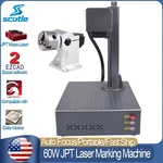 Scotle 60W Auto Focus Jpt M7 Mopa Portable Fiber Laser Marking Machine Engraving. Fixed Price $2699.00.