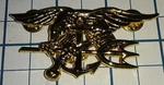 Large Seal Team Insignia Gold Us Navy Udt Budweiser Special Ops Forces Badge Pin. Fixed Price $21.95.