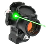 AT3 Leos Red Dot Sight With Integrated Green Laser & Riser. Fixed Price $154.99.
