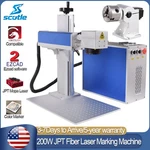 Scotle 200W Jpt Mopa M7 Fiber Laser Marking Machine Metal Engraving Color Marker. Fixed Price $3899.00.
