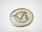 Vintage Collectible Pin: Cvi Advertising Logo High Quality Silver Tone. Fixed Price $15.00.