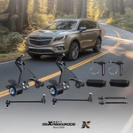 12PCS Front Suspension Control Arms Ball Joint Tie Rods For 2007-2016 Gmc Acadia. Fixed Price $112.36.