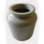 Lab-lagny Cream Pottery Vintage Stoneware Crock Jar French Glazed 3/4. Fixed Price $17.09.