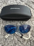 Honeywell Encore Laser Glasses Blue Polymer Lenses Od 5+ 10,600NM. Fixed Price $120.00.