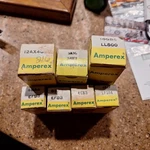 Amperex Electron Tubes Lot Of 7 In Box. Fixed Price $30.00.