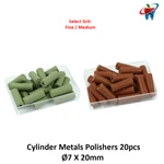 Dental Lab Mdt Polisher For Metals Cylinder Shaped 7X20MM 20PCS 7K-12K Rpm. Fixed Price $33.50.