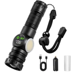 9000000LM Bright White Laser Alloy Flashlight Rechargeable Waterproof. Fixed Price $27.99.