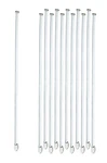 Eisco 10PK Glass Stirring Rods, 7.9" Spade & Button Ends, 6MM Diameter -.... Fixed Price $19.81.
