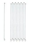 10PK Glass Stirring Rods, 7.9" - Spade & Button Ends, 6MM Diameter Excellent F. Fixed Price $22.99.