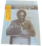Us Consumer Products Texas Instruments Suggested Retail Price List June 1982. Fixed Price $13.45.