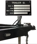 Aluminum Trailer Id Tag Vin Plate Serial Gvwr Medical Blank New Free Shipping. Fixed Price $22.99.