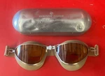 American Optical Airways Flying Goggles & Case. Fixed Price $174.50.