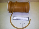 50' New Kent Natural Latex Rubber Tubing Amber 3/16" Id 3/32" Wall 3/8" Od. Fixed Price $80.00.