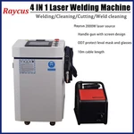 2000W Raycus 4 1 Laser Welder Welding Cutting Cleaning Machine Handheld. Fixed Price $3999.00.