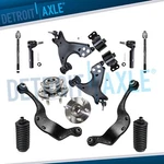 12PC Front Rear Lower Upper Control Arms Wheel Hubs For Enclave Traverse Acadia. Fixed Price $311.46.