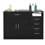 5 Drawers Salon Hair Styling Barber Station Storage Cabinet Beauty Cupboards. Fixed Price $135.99.
