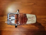 Brand New Daniele Marinelli Men's Tuscan Lezard Leather Belt Sz 40 Made Italy. Fixed Price $47.99.
