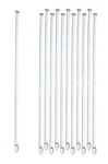 Eisco 10PK Glass Stirring Rods 7.9" - Spade & Button Ends 6MM Diameter Exce.... Fixed Price $21.38.