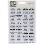 Planner Essentials Clear Stickers 4X6 4/PKG Labels, DESIGNS/2EA. Fixed Price $10.59.