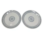 2 Egersund Norway Blue White Zenith Soup Plate Ceramic Modern Mid Century. Fixed Price $28.00.