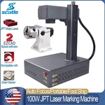 Scotle Portable 100W Auto Focus Jpt Mopa Fiber Laser Marking Machine Engraving. Fixed Price $2899.00.