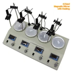 Head Magnetic Stirrer W/heating 110V 25W*4 Motor 2200R/MIN 0-2000ML Capacity. Fixed Price $258.29.