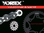 Vortex Hfrs Hyper Fast 520 Conversion Chain And Sprocket Kit CK6321. Fixed Price $226.06.
