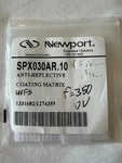 Newport SPX030AR.10 Plano-convex Lens Fused Silica 25.4 Mm, 350 Efl. Fixed Price $75.00.