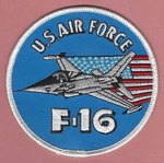 United States Force F-16 Aircraft Patch. Fixed Price $8.00.