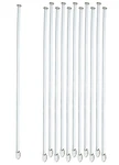 10PK Glass Stirring Rods, 11.8" - Spade & Button Ends, 6MM Diameter Excellent. Fixed Price $25.99.