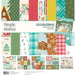 Simple Stories Collection Kit 12"X12"SNOW Pine Lodge. Fixed Price $24.99.