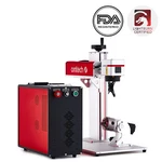 Omtech 60W Jpt Mopa 7X7 Fiber Laser Marking Engraving Machine With Rotary Axis. Fixed Price $5999.99.