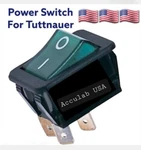 Power Switch For Tuttnauer Rocker Toggle Illuminated Green TUS009. Fixed Price $28.70.