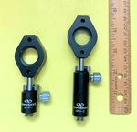 Pair Of Newport LH-1 Optics Holders With Lenses In MPH-1, MPH-2 Post. Fixed Price $81.00.