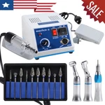 Dental Marathon Electric Micromotor Contra Angle Straight HANDPIECE/10*BURS Po. Fixed Price $148.30.