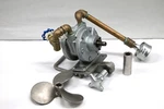 Neptune BC-7.4 Clamp Mounted Air Mixer W/ Gast 6AM-FRV-81 Motor #2602. Fixed Price $799.00.