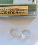 Qty 6 Quality Thin Films 0.5" X 4MM PL/25CMCC Uvfs Laser Optic Mirrors R=92%. Fixed Price $55.00.