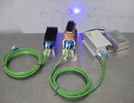 C200137 Lot Omicron LDM445.1200.CWA.L.M Blue Diode Laser W/(1) PSU.CW.24V. Fixed Price $400.00.
