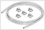 Rp SCK017 Exhaust Tubing Kit For Scican Oem Part #01-100204S. Fixed Price $37.38.