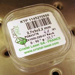New Ktp Crystal Mfg By Cristal Laser For Melles Griot Dpss Shg 532NM 2.7X3X2.2MM. Fixed Price $75.00.