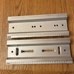 Lot (2) Heavy Vintage Ealing 25 Cm Rail Optical 12" Laser. Fixed Price $79.99.