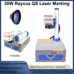 30W Raycus Qs Fiber Laser Marking Machine Metal Steel Foldable 200*200MM. Fixed Price $1499.00.