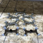 Lot Of 7!! Fisher 3361-4 Castaloy Double Dual Burette Clamp Holder. Fixed Price $79.99.