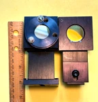 Pair Of Newport 1" Mirror Mounts On Baseplates. Fixed Price $57.00.