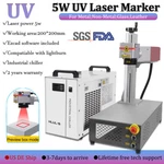Crs 5W Uv Laser Marking Engraver Machine For Glass Metal Wood Water Cooling Us. Fixed Price $2199.00.